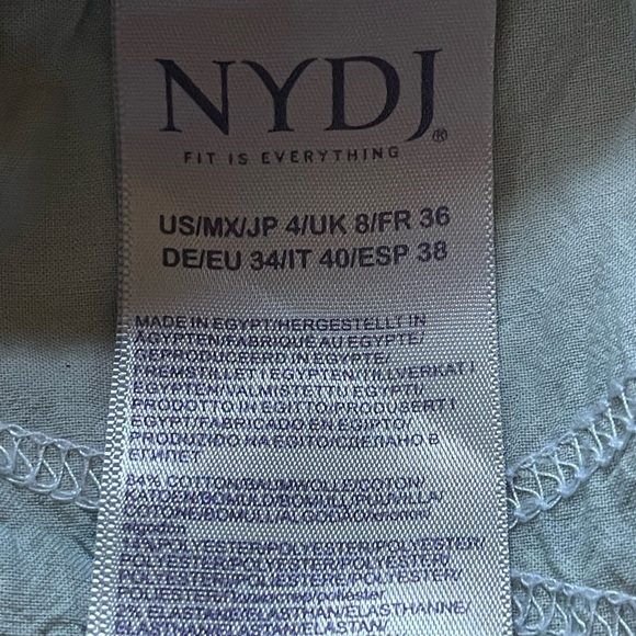 NYDJ LIFT & TUCK TECHNOLOGY MEDIUM  WASH SKINNY JEAN SZ 4 - Picture 9 of 13